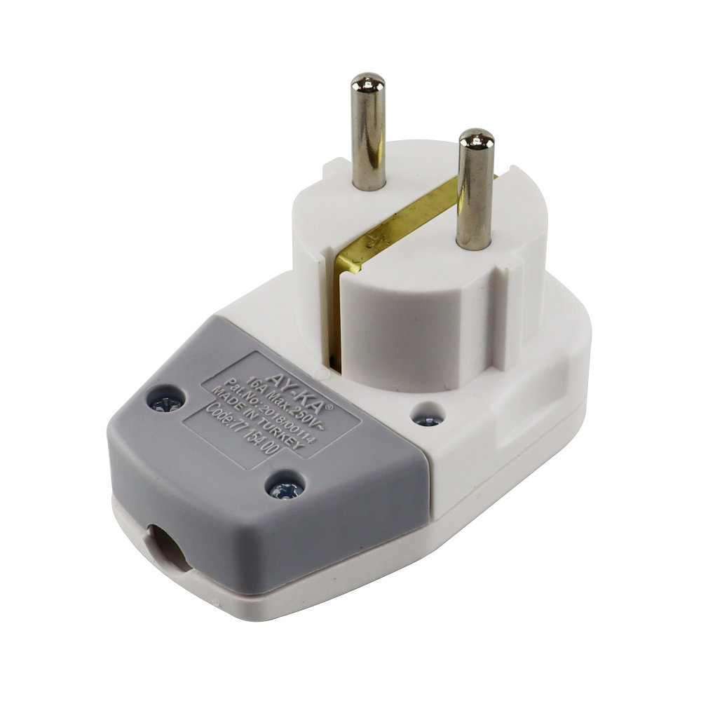 Вилка з/з, 16А, швидкий монтаж, SETEL (B2155)