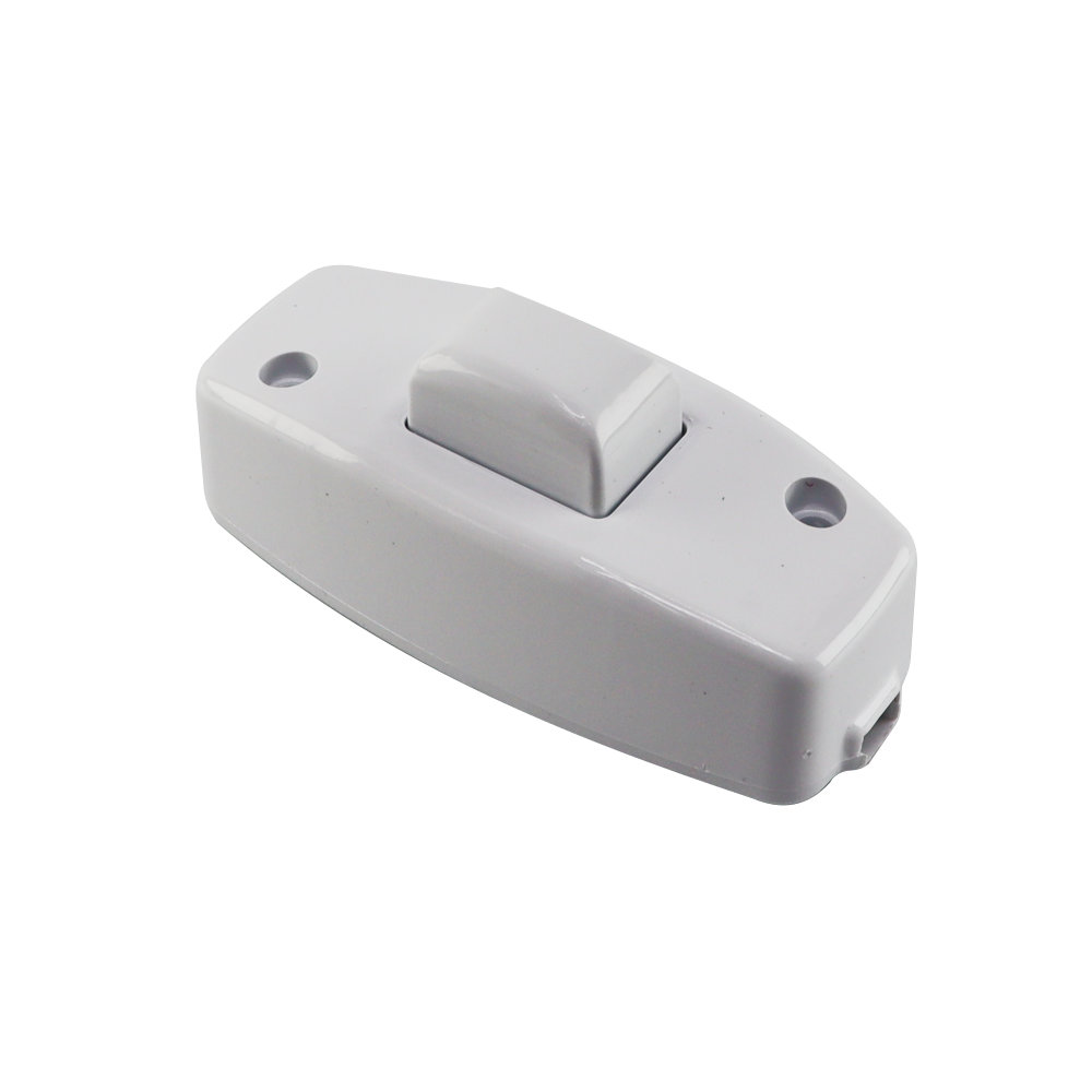 Вимикач для бра кнопковий 3A, білий, SETEL (В2243)