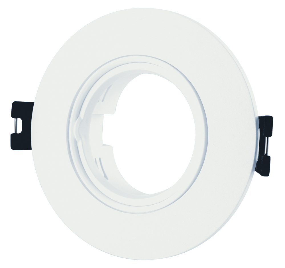 Корпус для світильника LEBRON L-DL-R-Wh, MR16, вбудований, білий, пластик