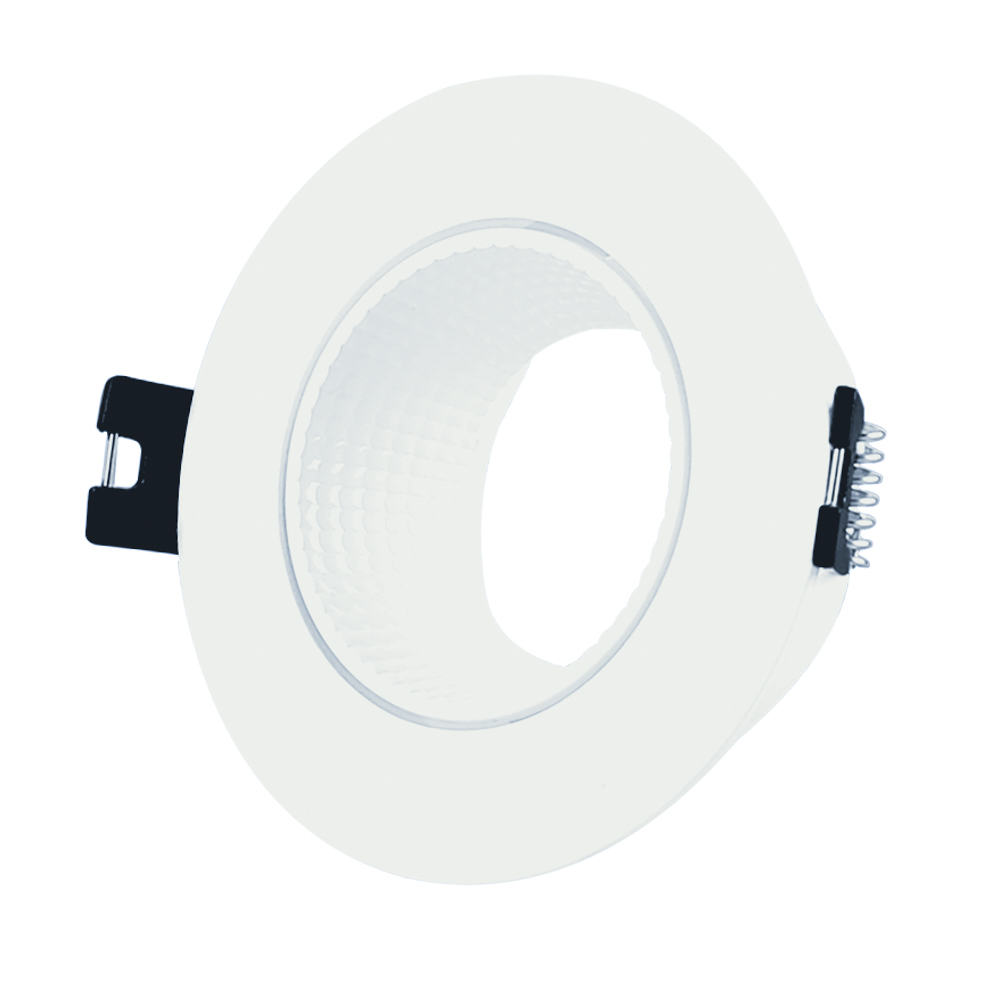 Корпус для світильника LEBRON L-DL-R-Wh, MR16, вбудований поворотний, білий, пластик