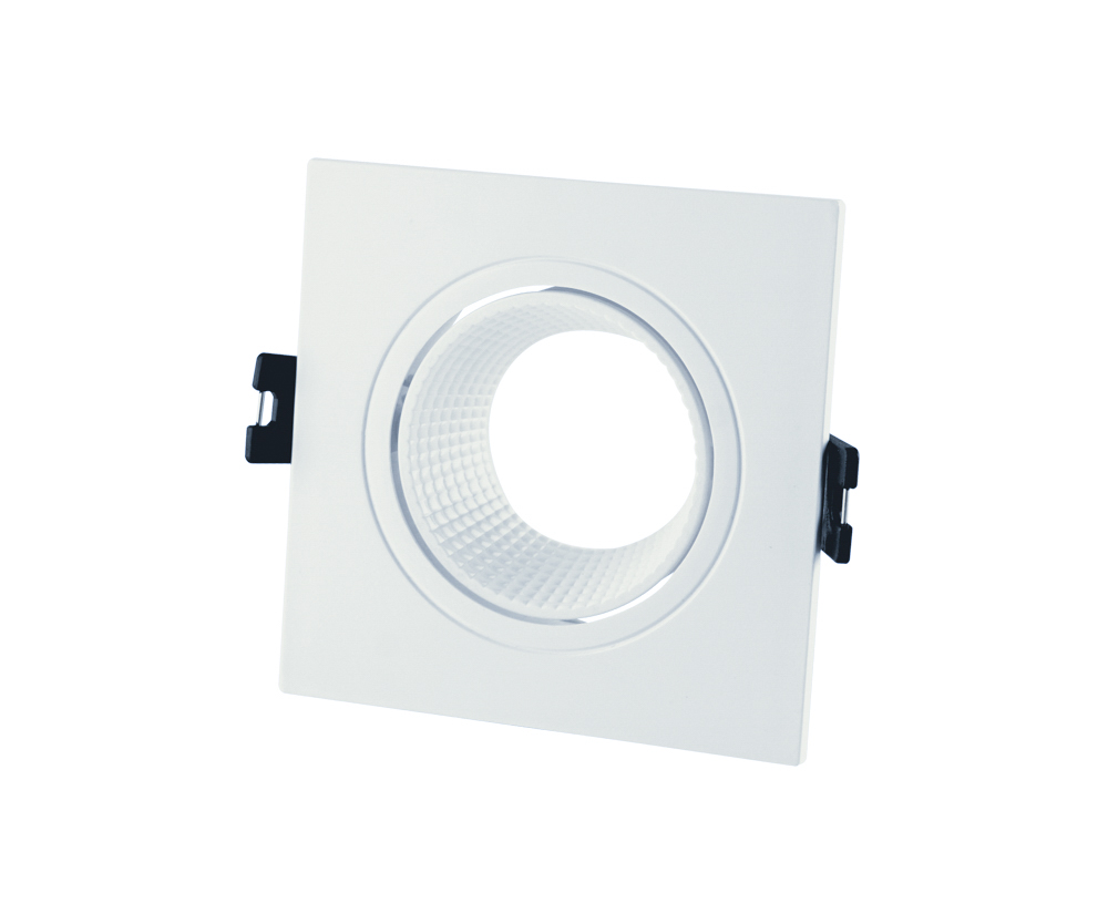 Корпус для світильника LEBRON L-DL-S-Wh, MR16, вбудований поворотний, білий, пластик