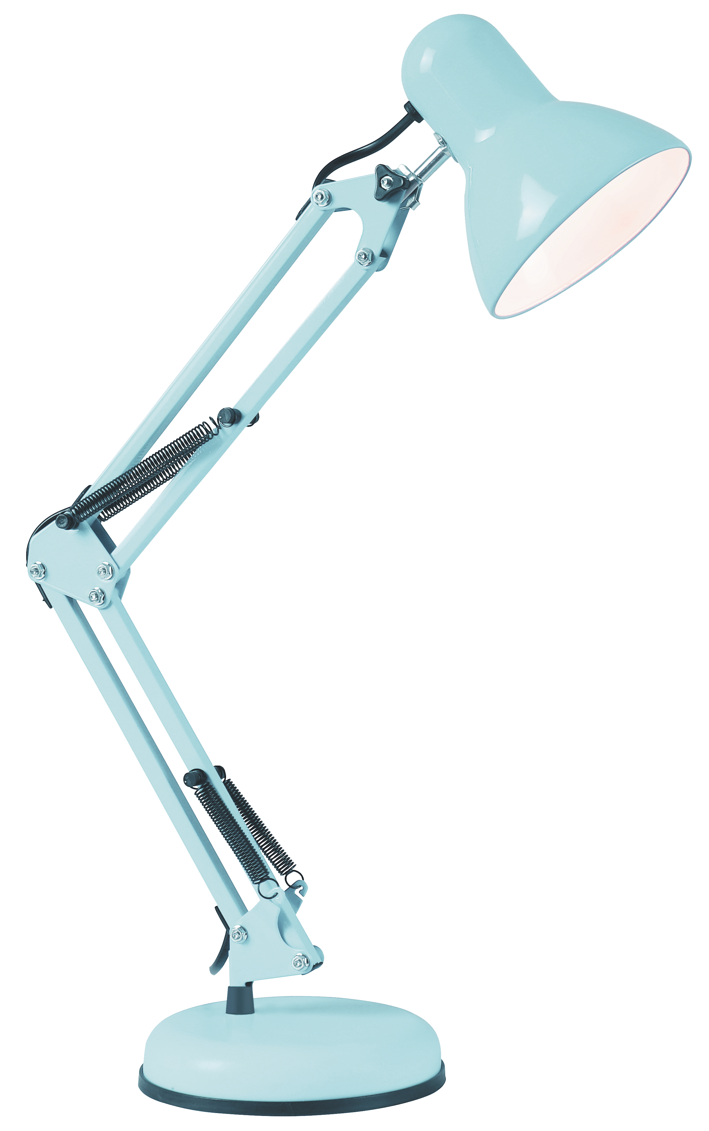 Лампа настільна телескопічна LEBRON L-TL-Tel, E27, 40W, бірюзова