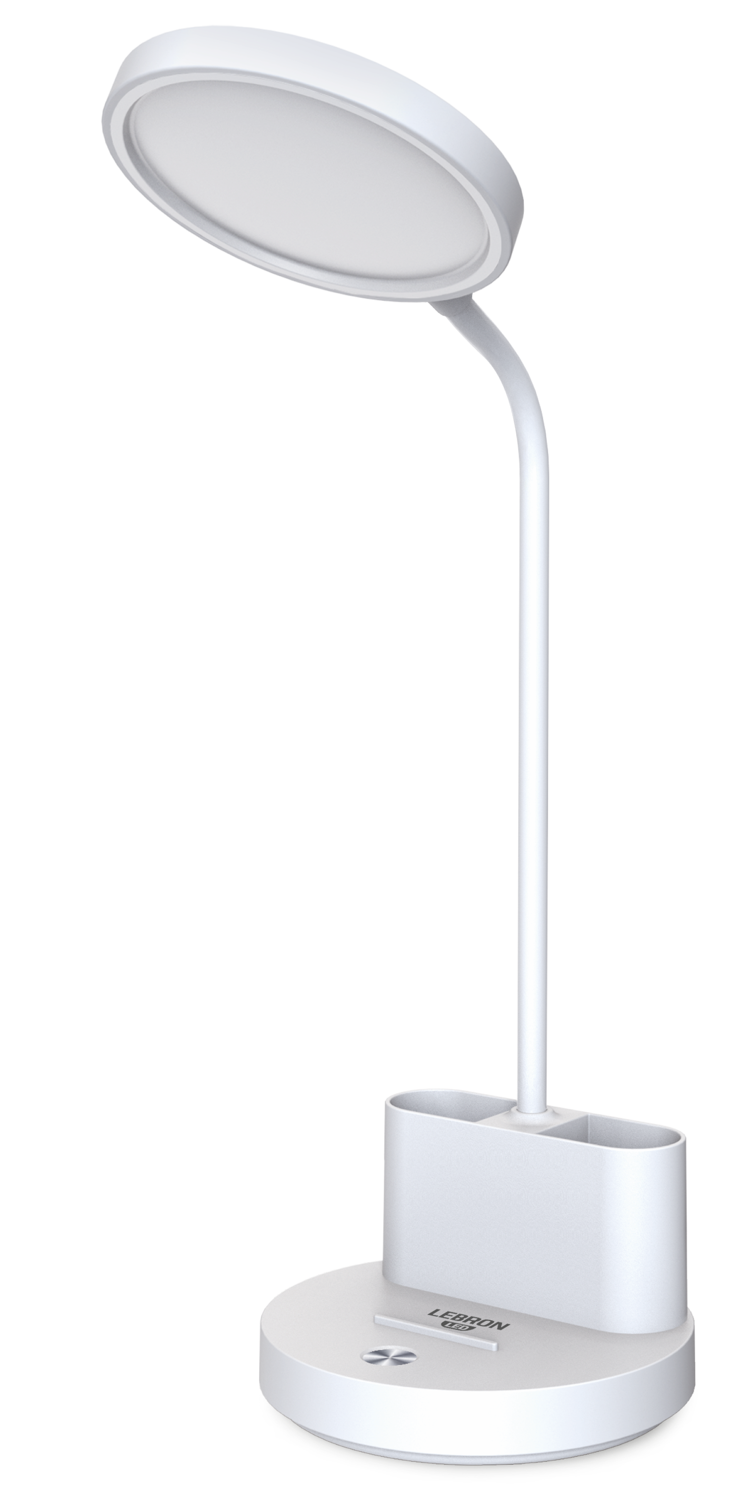 LED лампа настільна LEBRON L-TL-L-40, 5W, 4100K, Li-ion 1200mAh, біла, USB