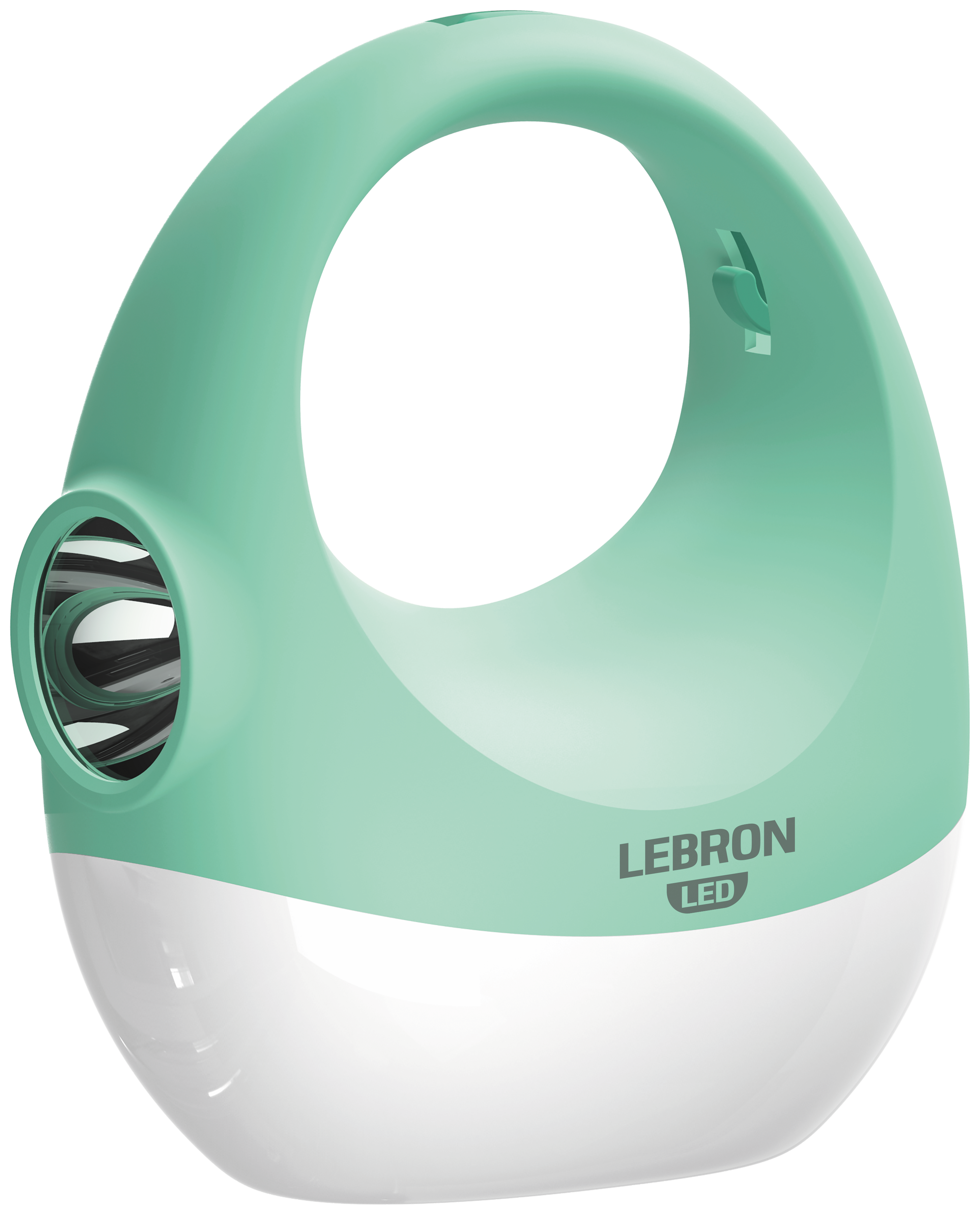 LED ліхтар кемпінговий LEBRON L-HL-617, 7.5W, 1200mAh*2 Li-Ion, зелений, USB