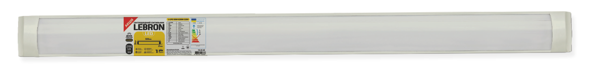 LED світильник LEBRON L-LPO-1840, 18W, 4000K, 600мм, 230V
