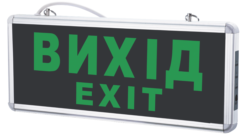 LED св-к аварійний LEBRON L-EL, 2W, AC/DC, 600mAh, Ni-Cd, 1 сторона