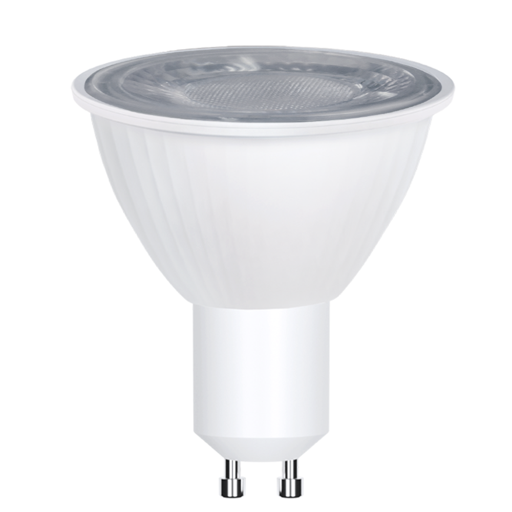 LED лампа VELMAX V-MR16-L, 6W, GU10, 4100K, 600Lm, лінза, EMC