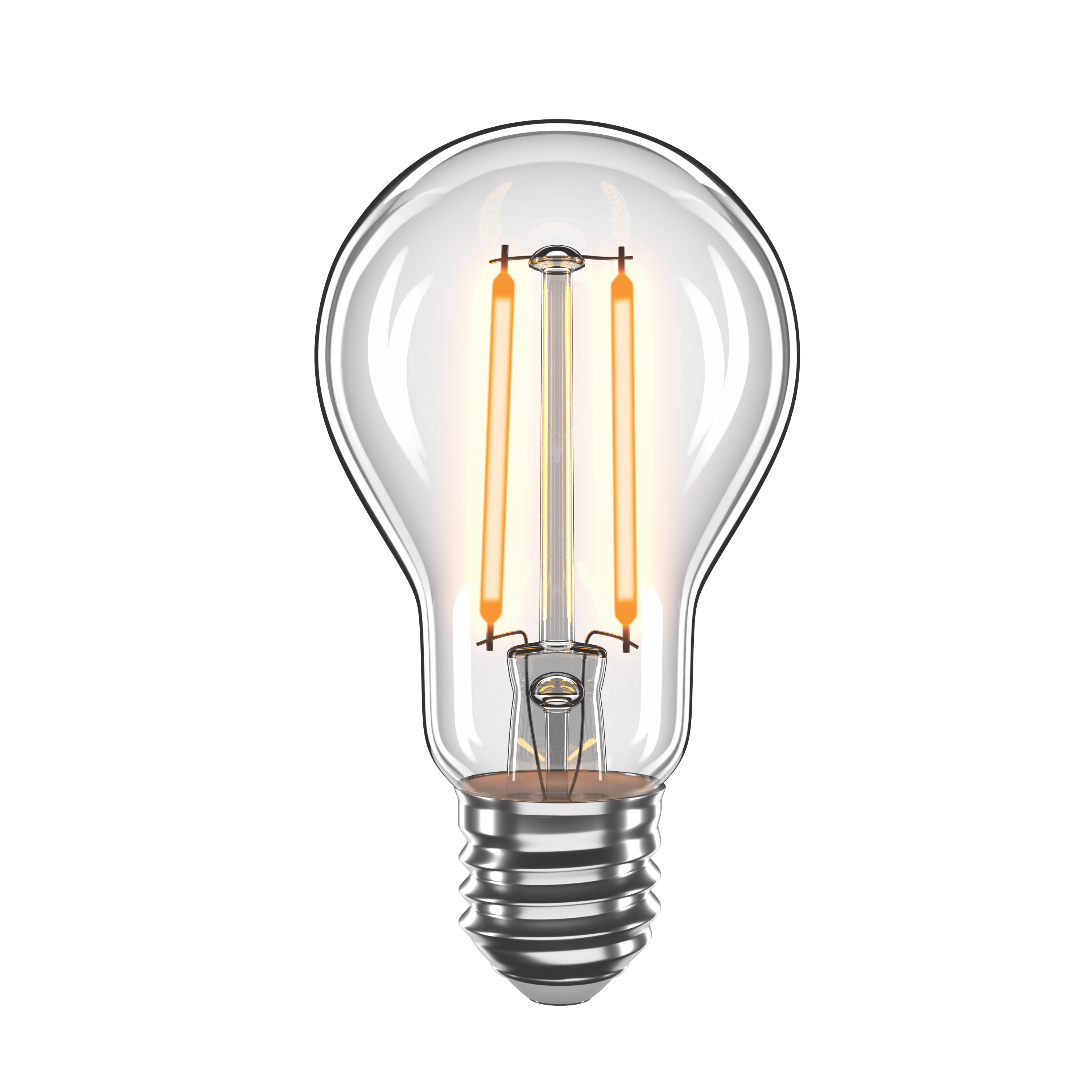 LED лампа VELMAX V-Filament-A60, 2W, E27, помаранчевий, 200Lm