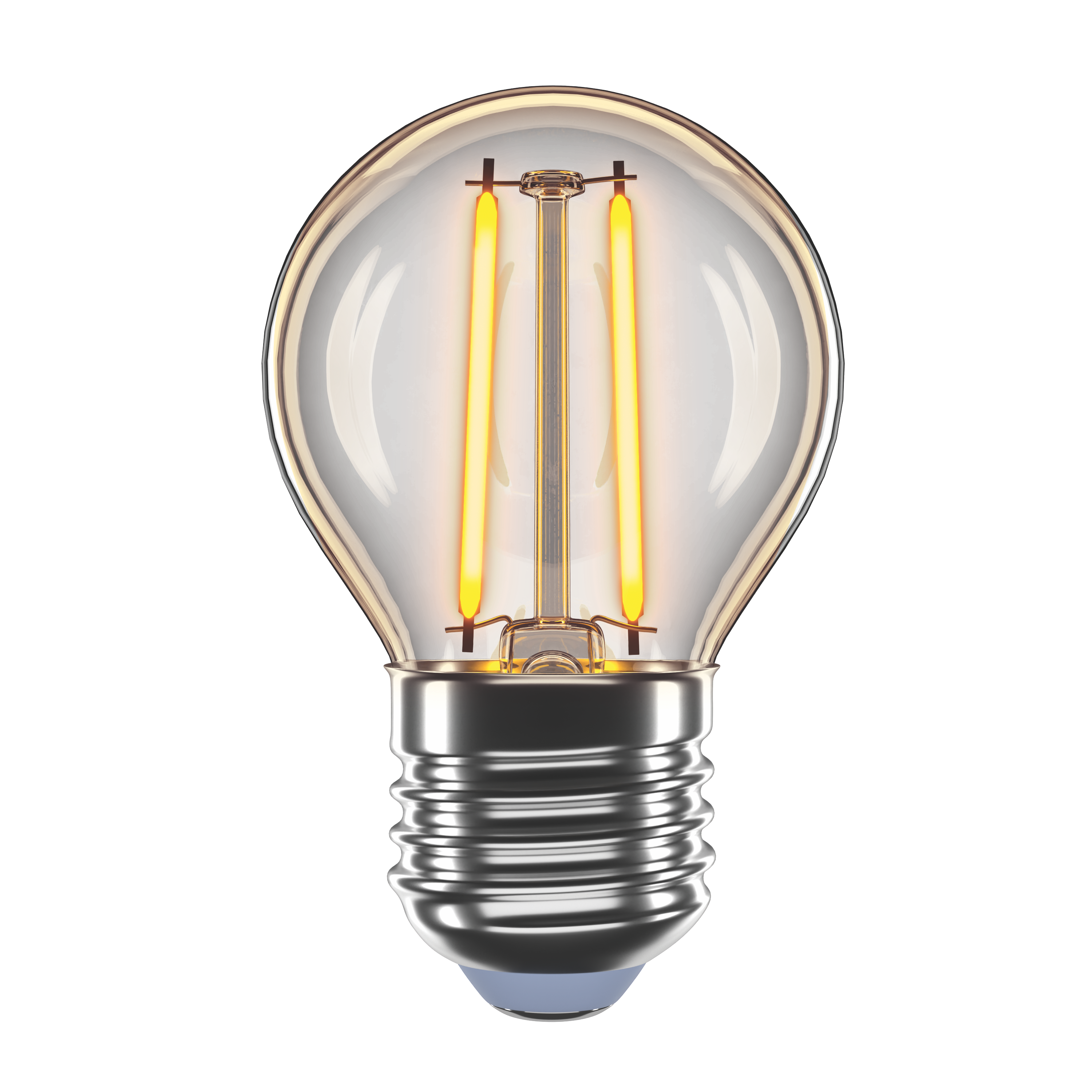 LED лампа VELMAX V-Filament-Amber-G45, 4W, E27, 2200K, 400Lm