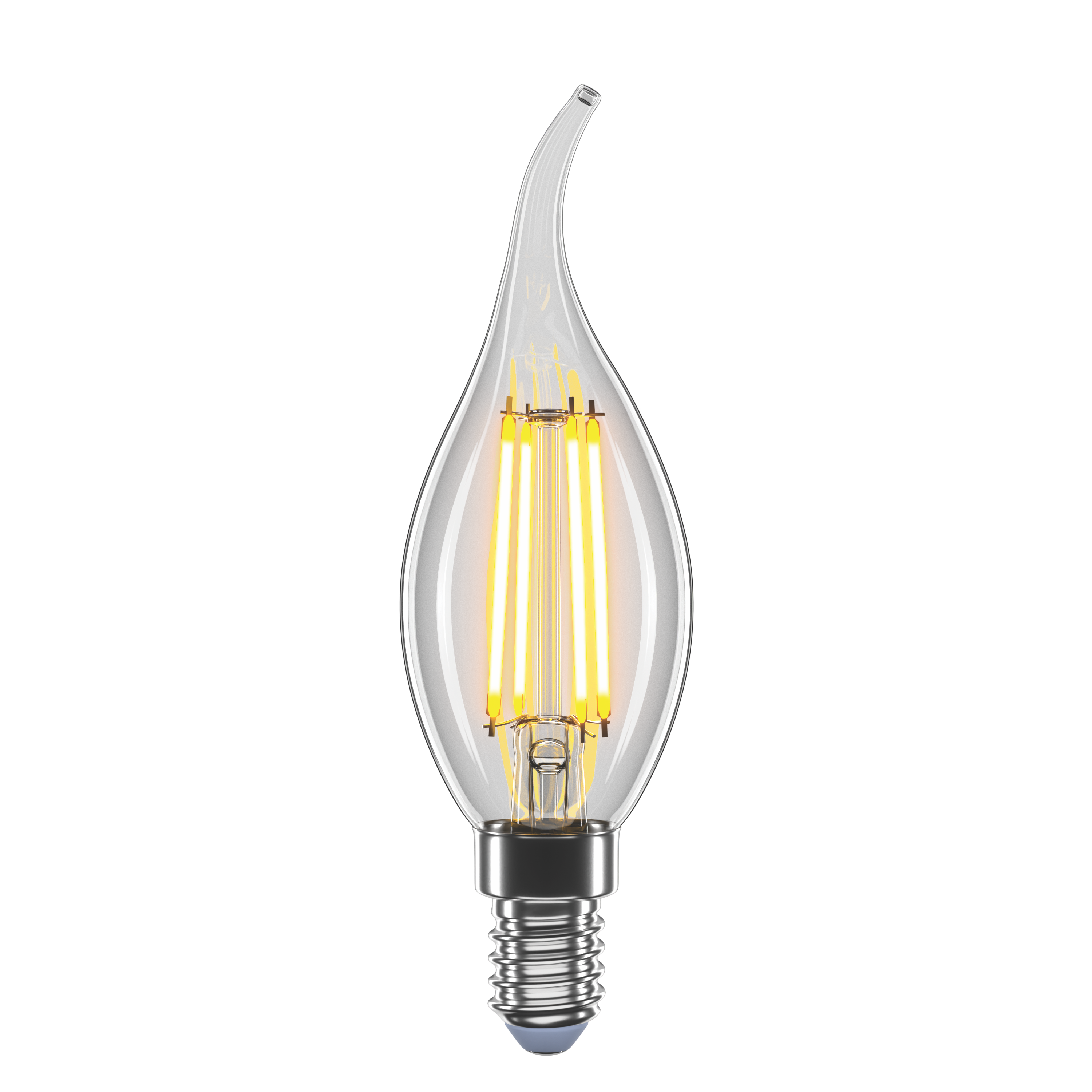 LED лампа VELMAX V-Filament-C37t, 4W, E14, 4100K, 400Lm