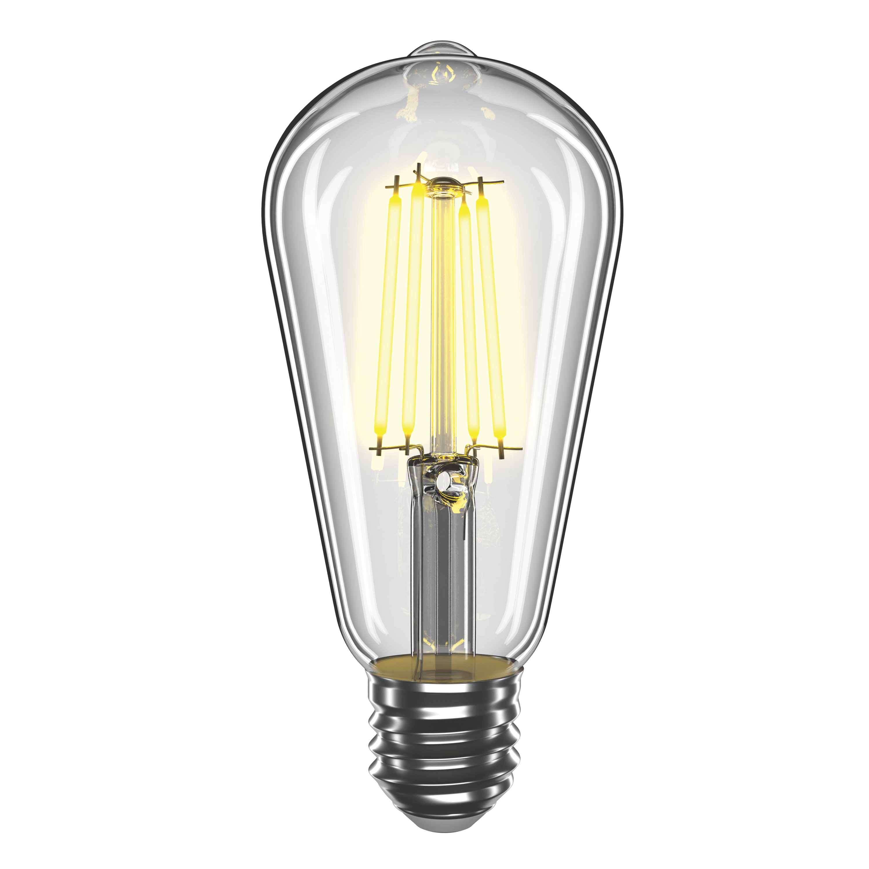 LED лампа VELMAX V-Filament-ST64, 8W, E27, 4100K, 800Lm