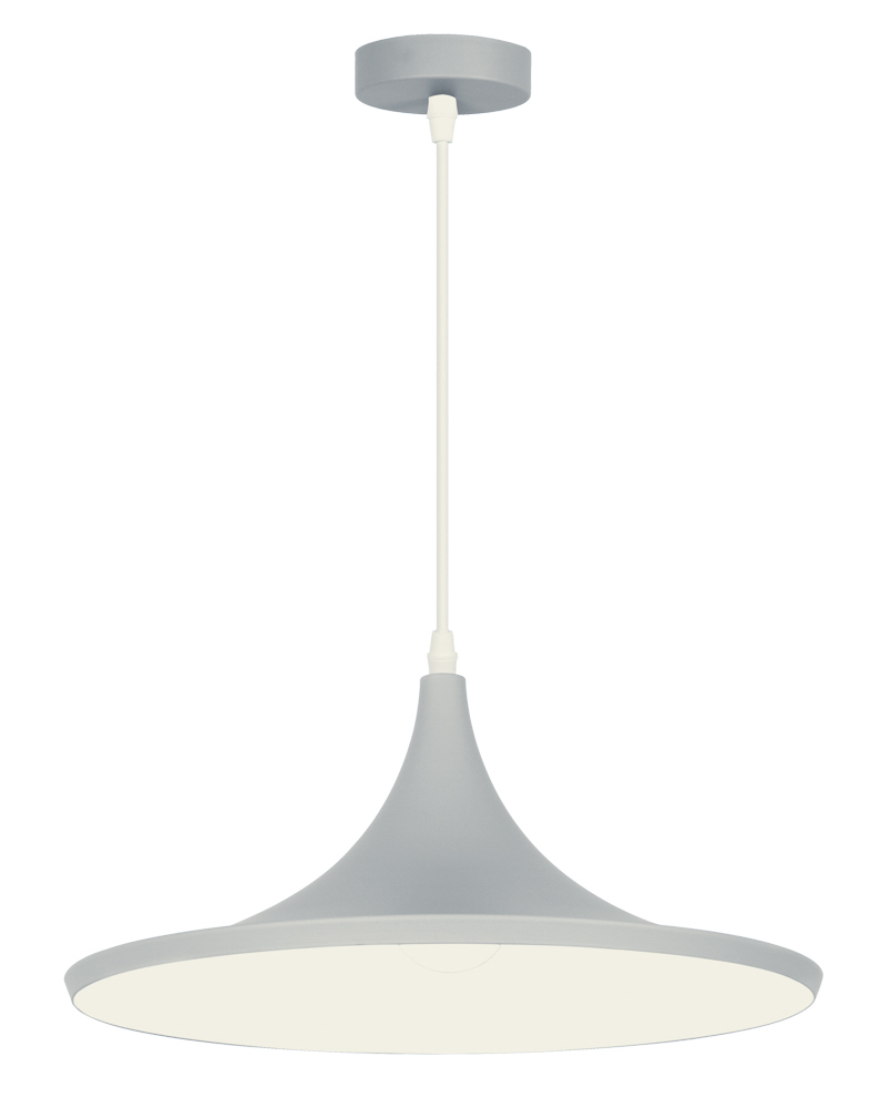 Світильник VELMAX V-CL-UFO-Gr-Wh, max 60W, E27, 230V