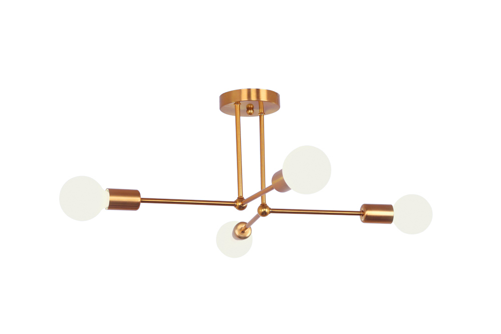 Світильник VELMAX V-CL-LINE1-G, max 60W*4, E27, 220V