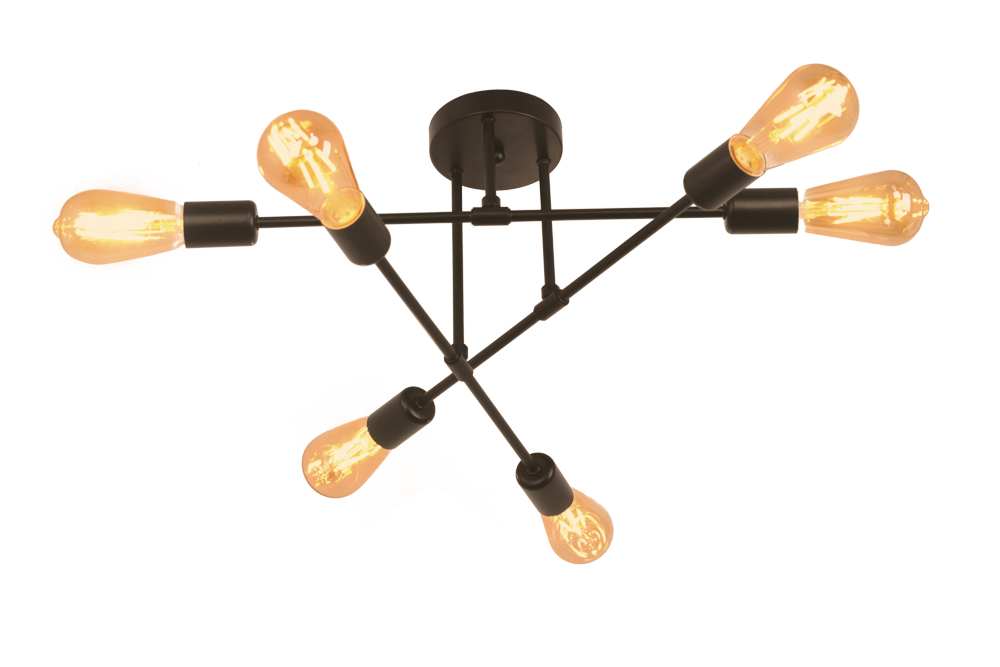 Світильник VELMAX V-CL-LINE3-Bl, max 60W*6, E27, 220V