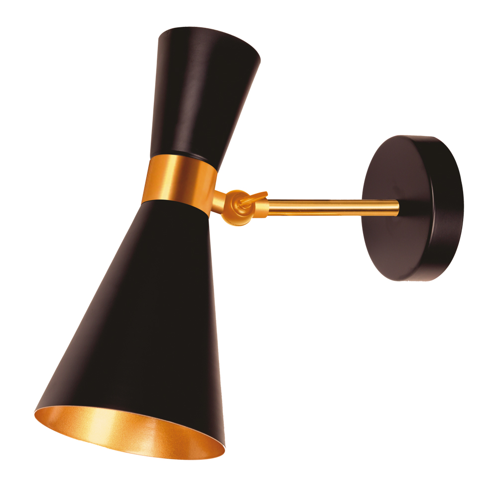 Світильник VELMAX V-WL-TRUMPET-Bl-G, max 60W, E27, 230V