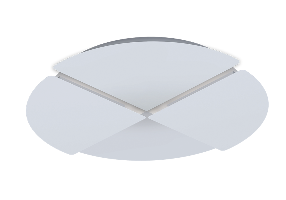 LED світильник VELMAX V-СL-NISMO-R, max 40W*2, 2700K-6500K, пульт, батарейки 2шт, кріплення, 230V