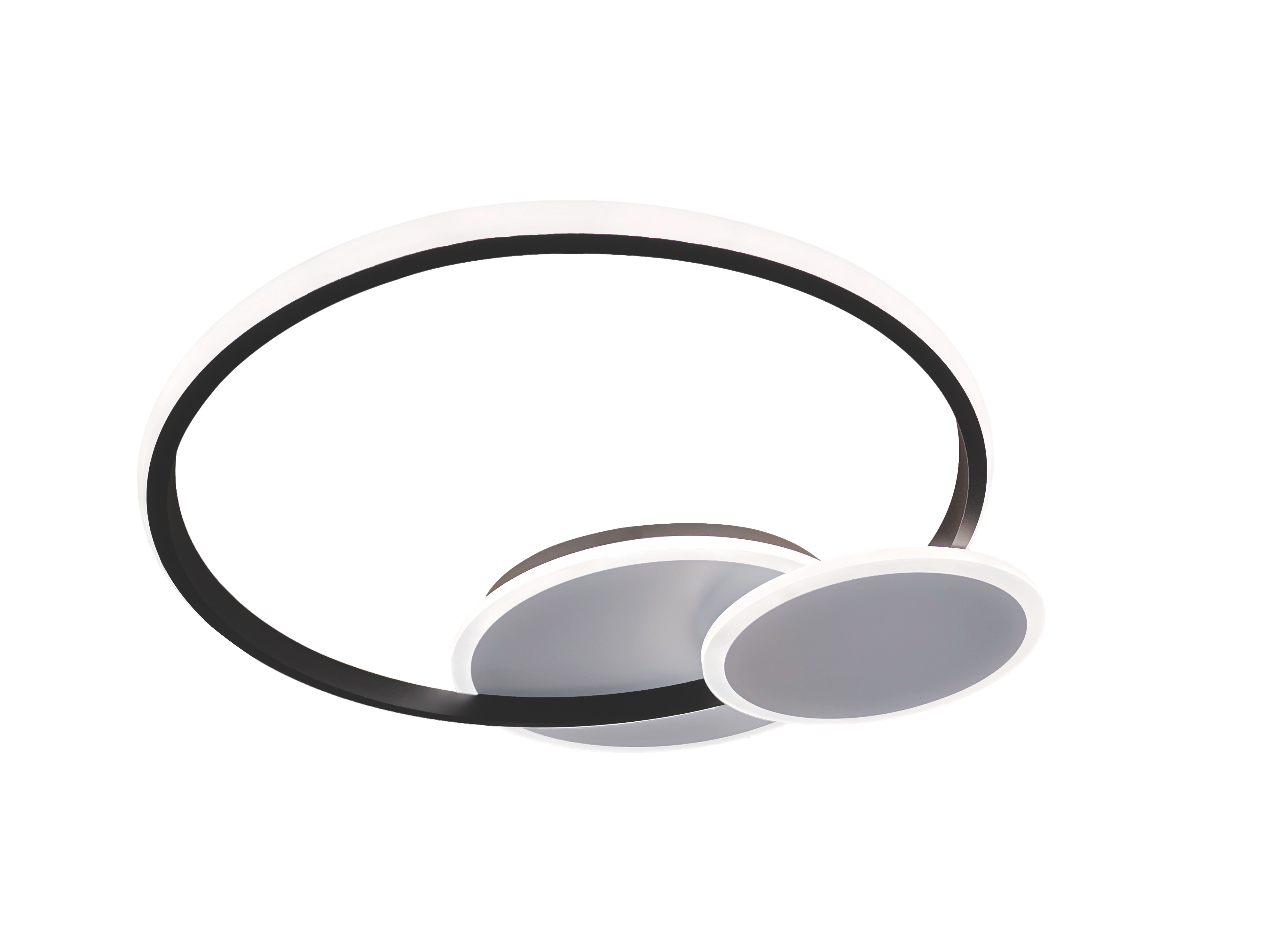 LED світильник VELMAX V-СL-ARIA-R, max 35W*2, 2700K-6500K, пульт, батарейки 2шт, кріплення, 230V