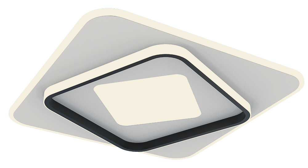 LED світильник VELMAX V-СL-MIRAY-FQ-S, max 50W*2, 2700K-6500K, пульт, батарейки 2шт, кріплення, 230V