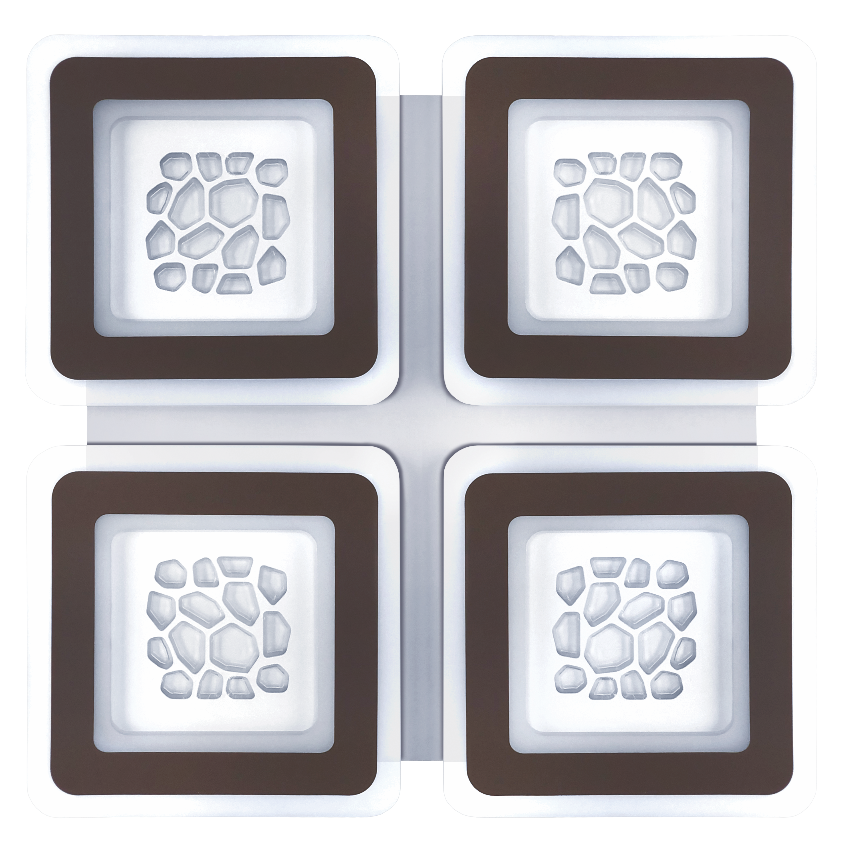 LED світильник VELMAX V-CL-ROCKY, max 75W*2, 2700K-6500K, пульт, батарейки 2шт, кріплення, 230V