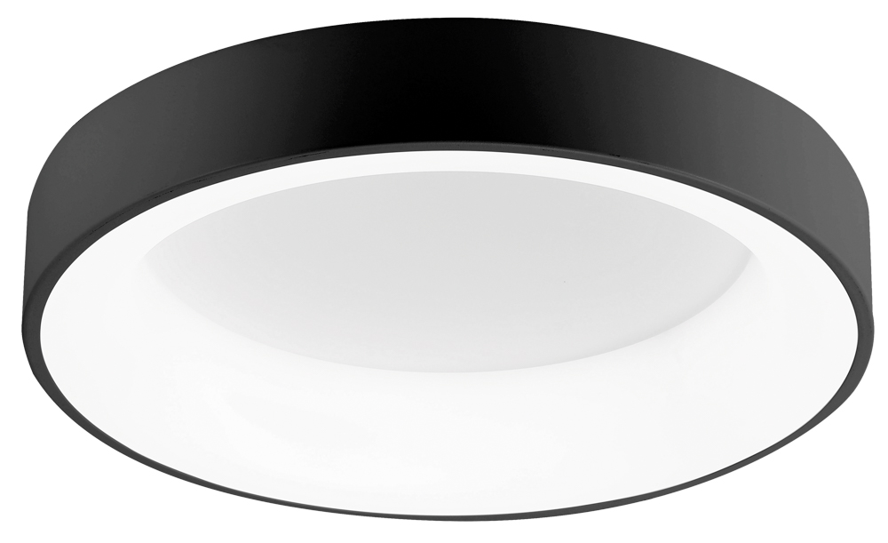 LED світильник VELMAX V-СL-VERONA-R-Bl, max 25W*2, 2700K-6500K, пульт ДК, чорний, 230V