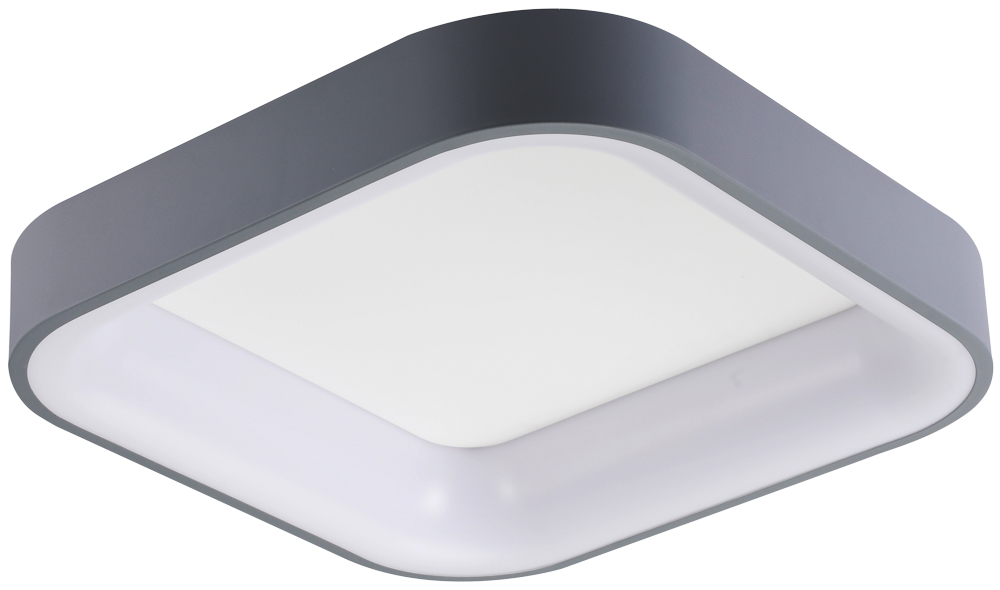 LED світильник VELMAX V-СL-VERONA-S-Gr, max 25W*2, 2700K-6500K, пульт ДК, сірий, 230V