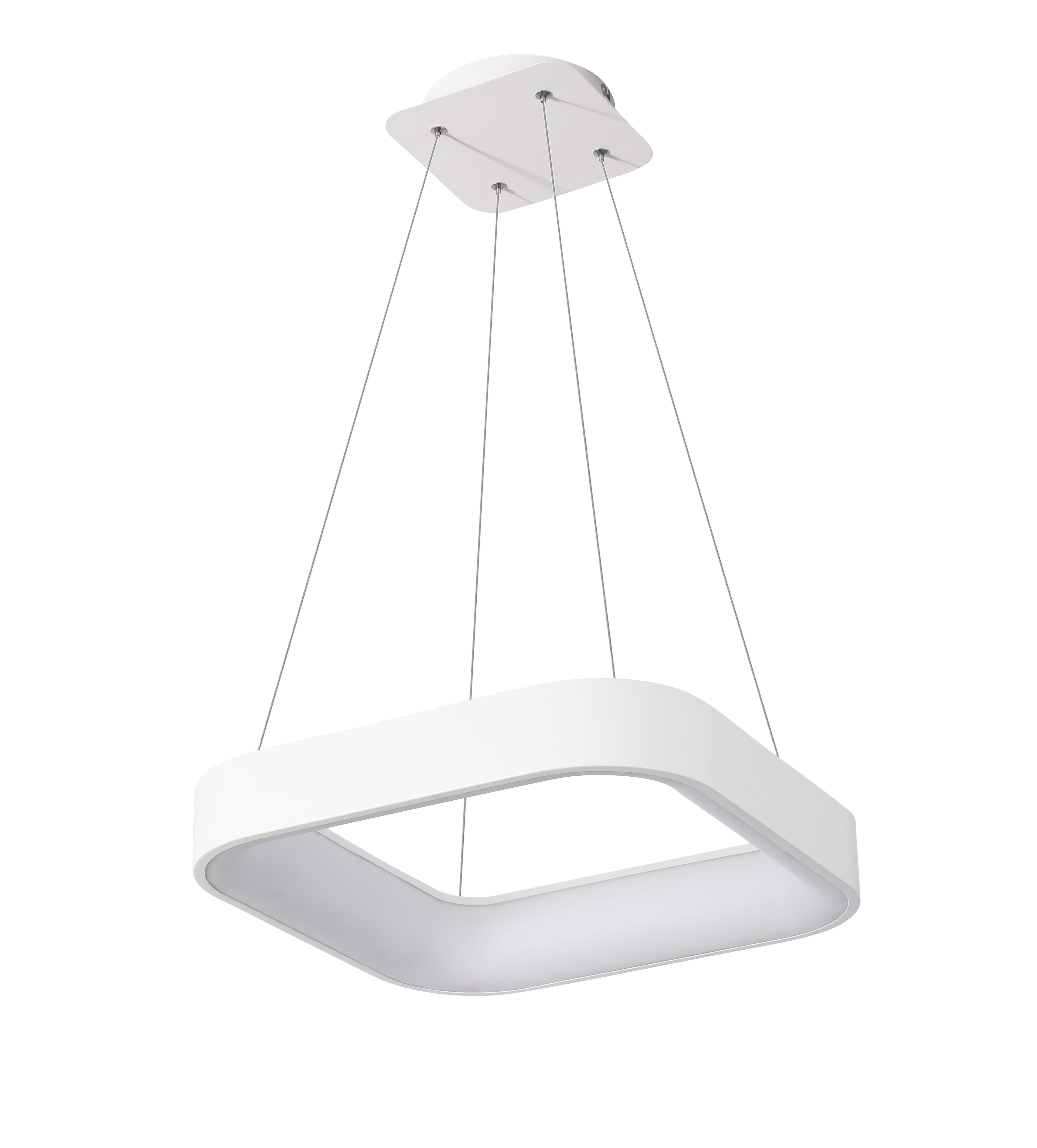 LED світильник VELMAX V-PL-VERONA-S-Wh, max 40W*2, 2700K-6500K, пульт ДК, білий, 230V