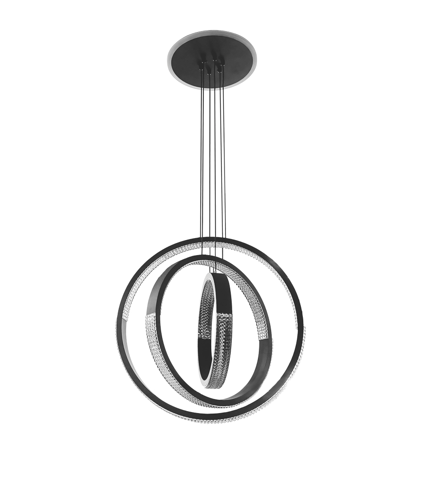 LED світильник VELMAX V-PL-ELEGANCE-R, 2*45W, 3000K-6500K, 5400Lm, пульт ДК