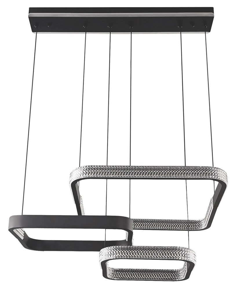 LED світильник VELMAX V-PL-ELEGANCE-S, 2*60W, 3000K-6500K, 7200Lm, пульт ДК