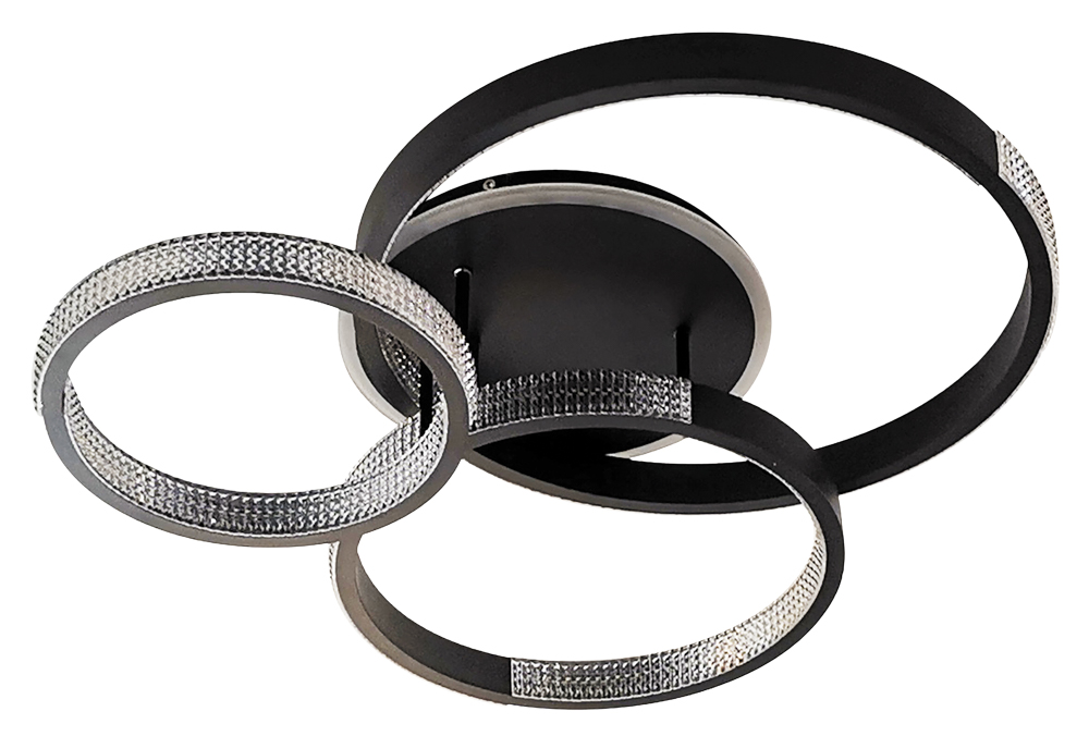 LED світильник VELMAX V-CL-ELEGANCE-R, 2*45W, 3000K-6500K, 5400Lm, пульт ДК