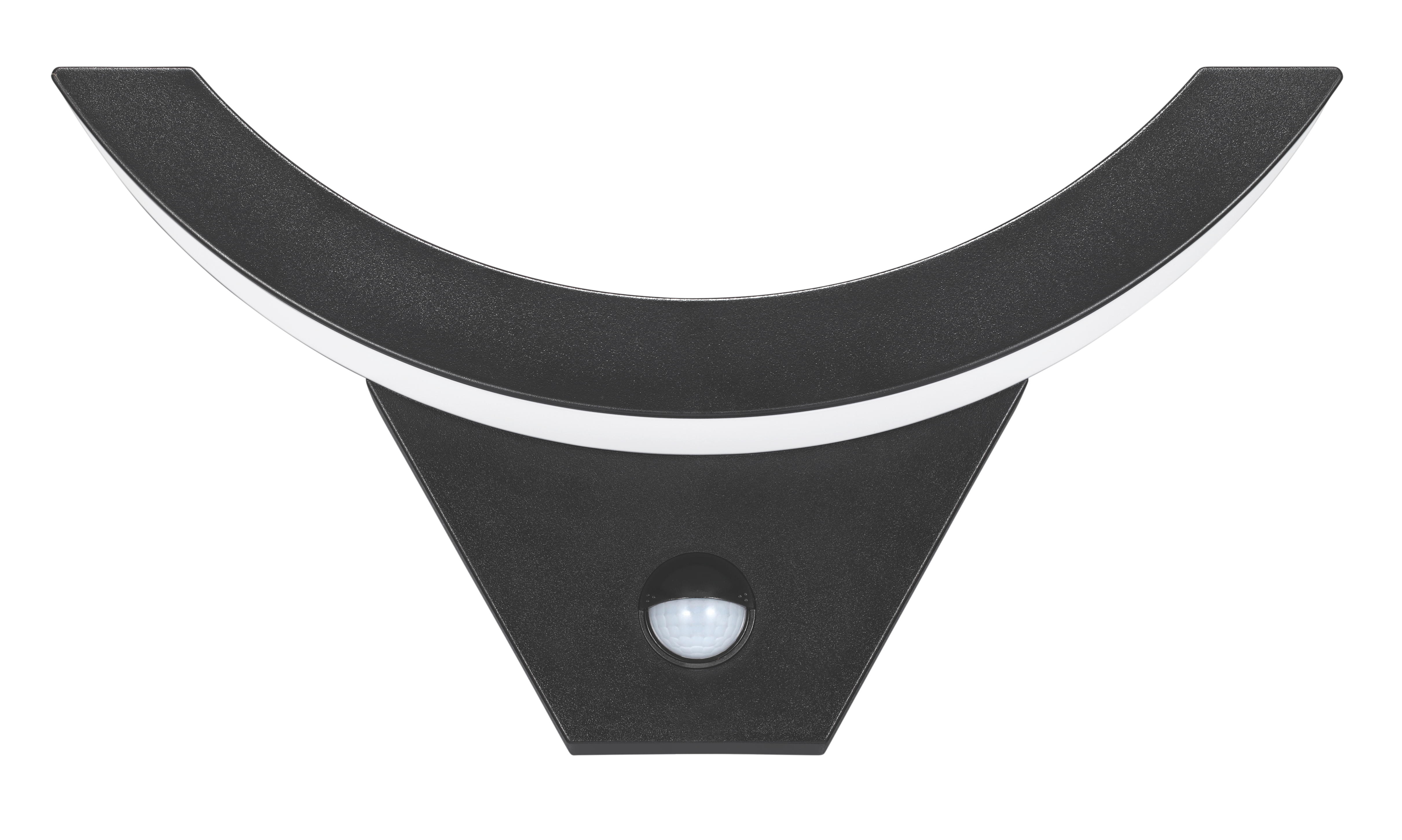 LED світильник VELMAX V-WLS-17, 10W, 4000K, 900Lm, IP54, ІЧ датчик руху, чорний, (ST54A)