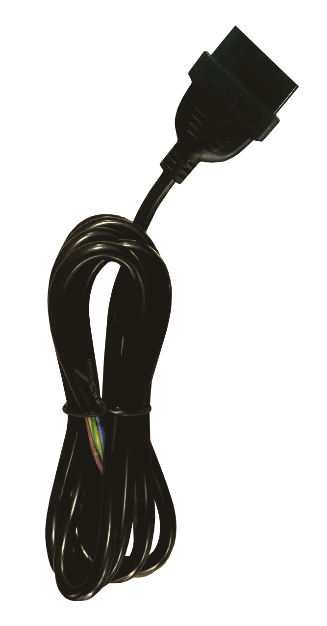 Шнур живлення 1,5 м до світильників VELMAX серії  V-LML, чорний, 230V