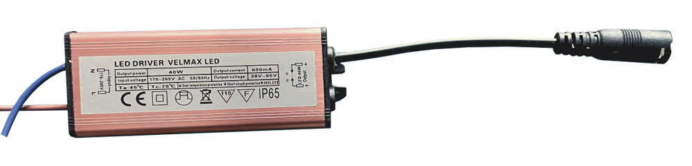 Блок живлення до LED св-к VELMAX V-FRL 40W (25-22-14)