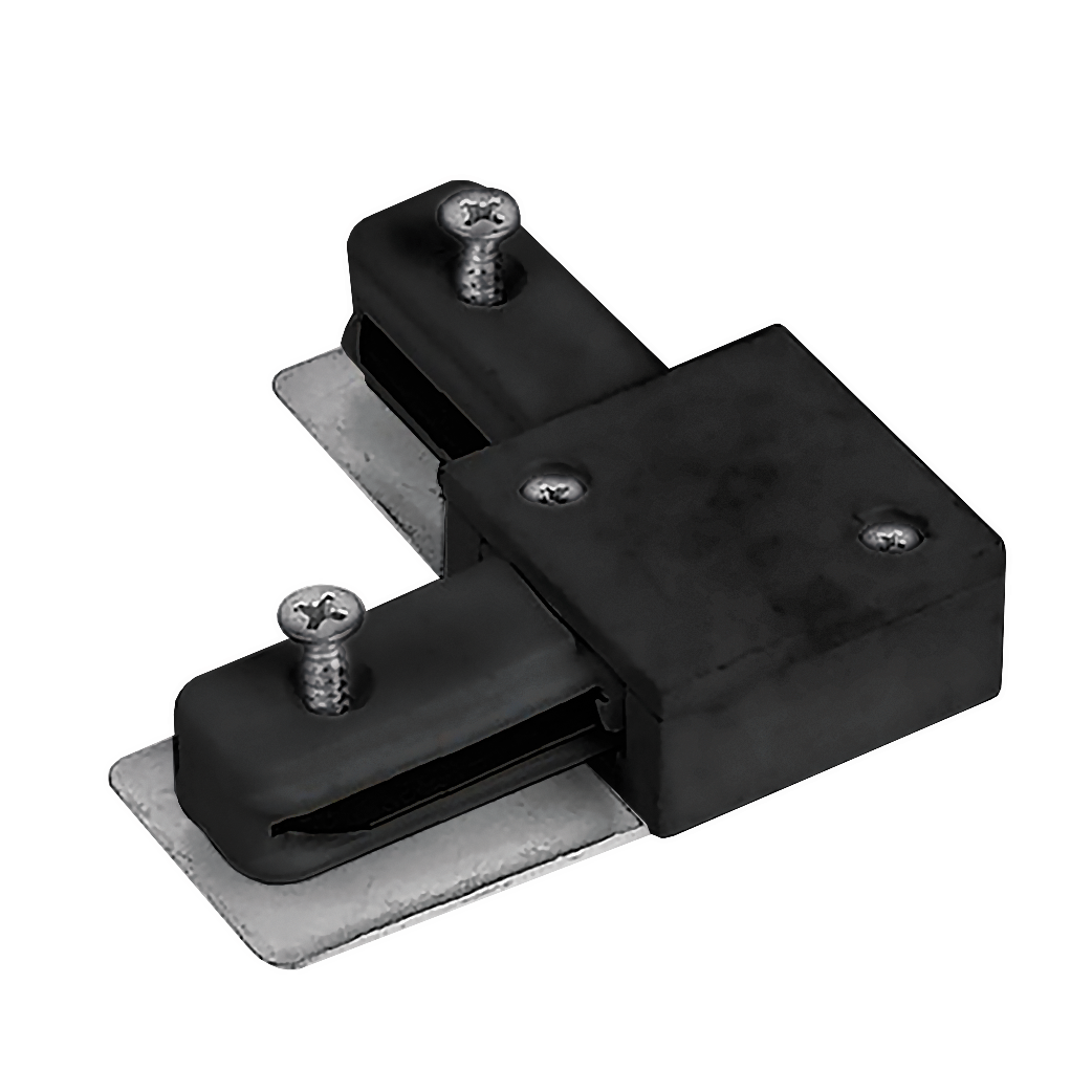 З'єднувач шинопроводу VELMAX V-LC, Г-подібний, чорний