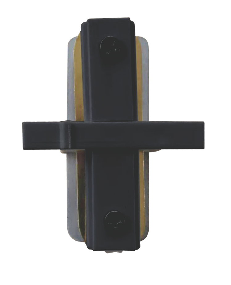 З'єднувач вбудованого шинопроводу VELMAX V-IC-R, прямий, чорний