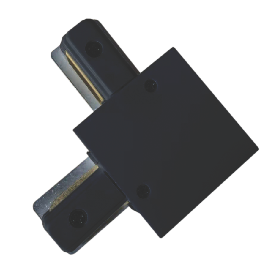 З'єднувач вбудованого шинопроводу VELMAX V-LC-R, Г-подібний, чорний