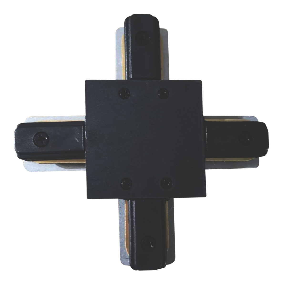 З'єднувач вбудованого шинопроводу VELMAX V-XC-R, Х-подібний, чорний