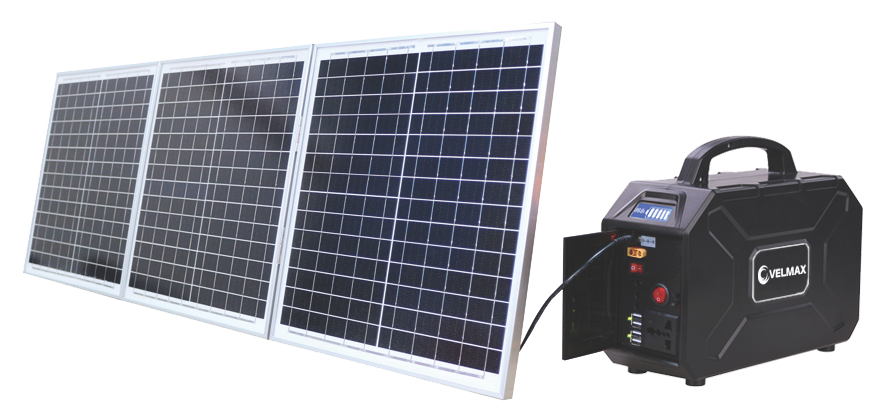 Портативна зарядна станція VELMAX V-PPS-200 200W, акумулятор свинцово кислотний Lead-acid30Ah