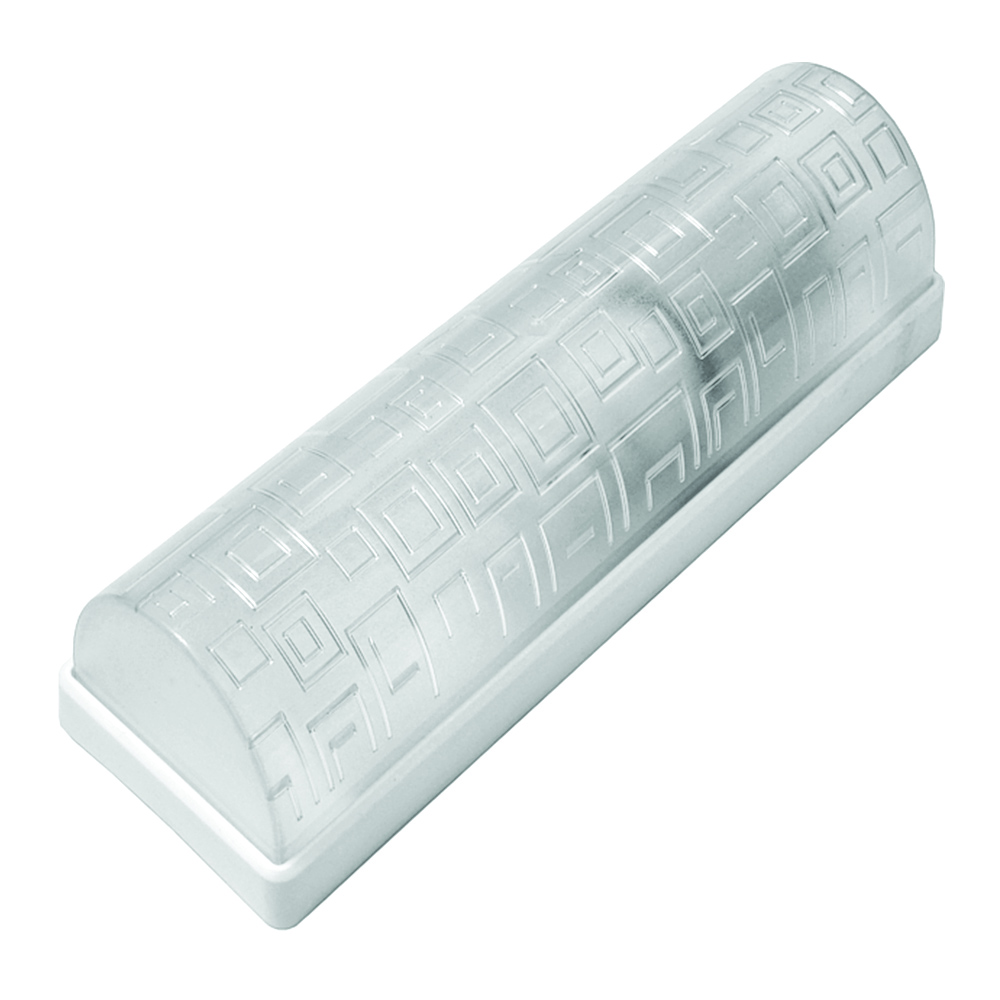 Світильник, пластик, білий, Е27, 20W, 215х71х65мм, IP20, (Б-005)