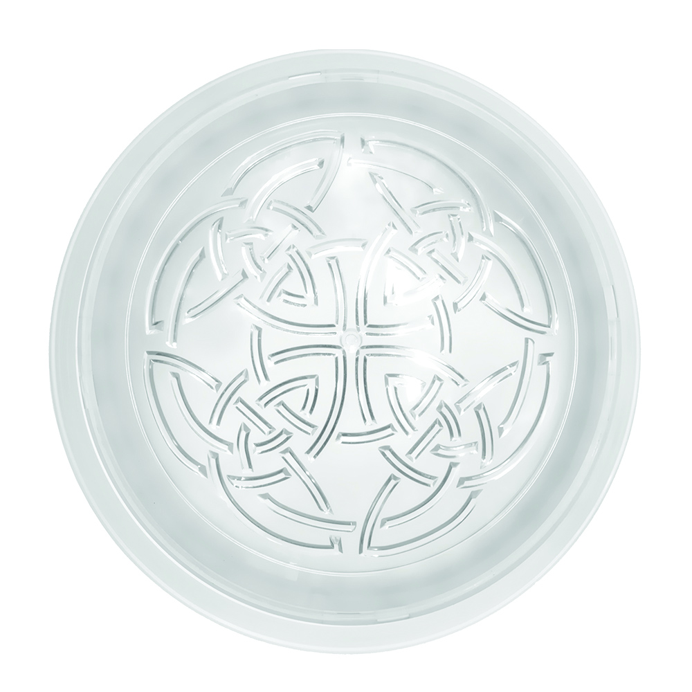 Світильник, пластик, білий, Е27, 40W, 235х80мм, IP20, (Е-004)