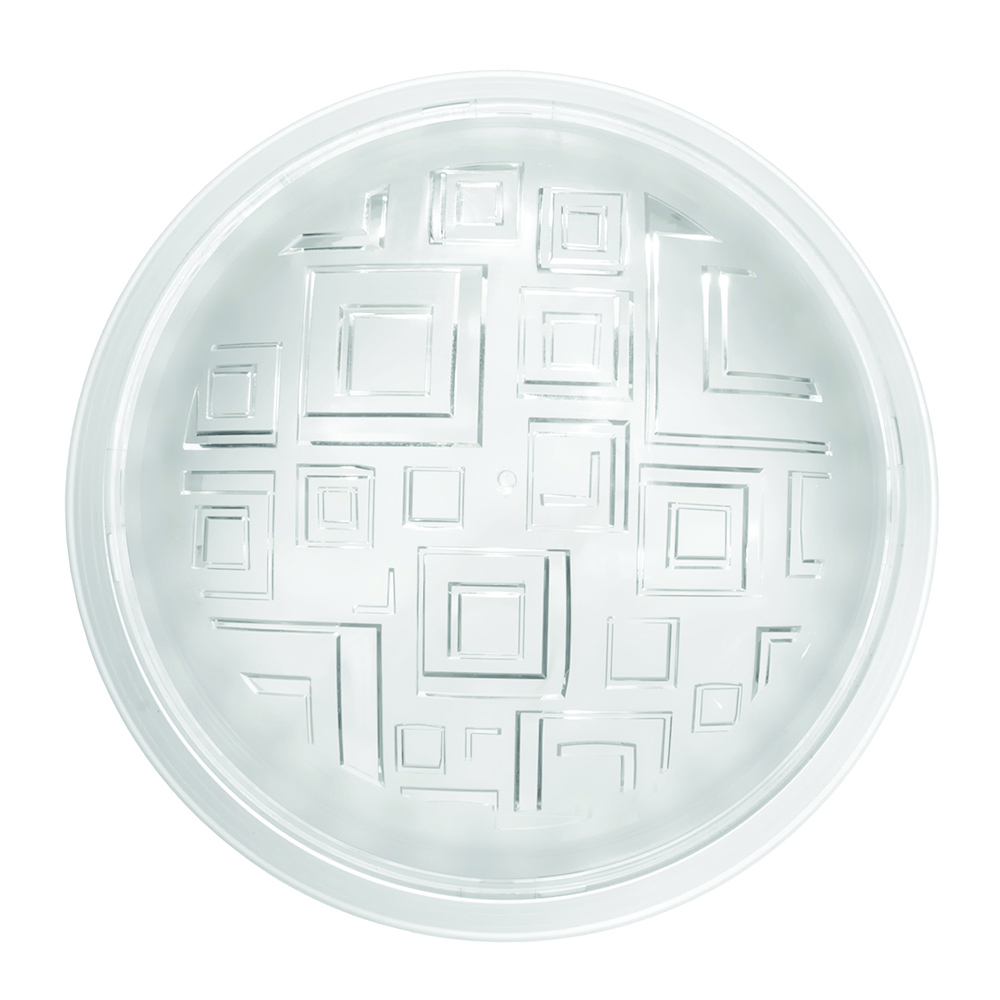 Світильник, пластик, білий, Е27, 40W, 235х80мм, IP20, (Е-005)