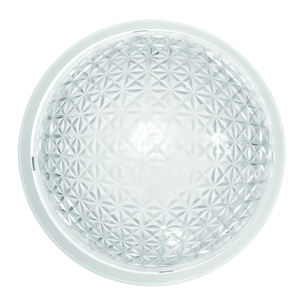 Світильник, пластик, білий, Е27, 40W, 235х80мм, IP20, (Е-006)