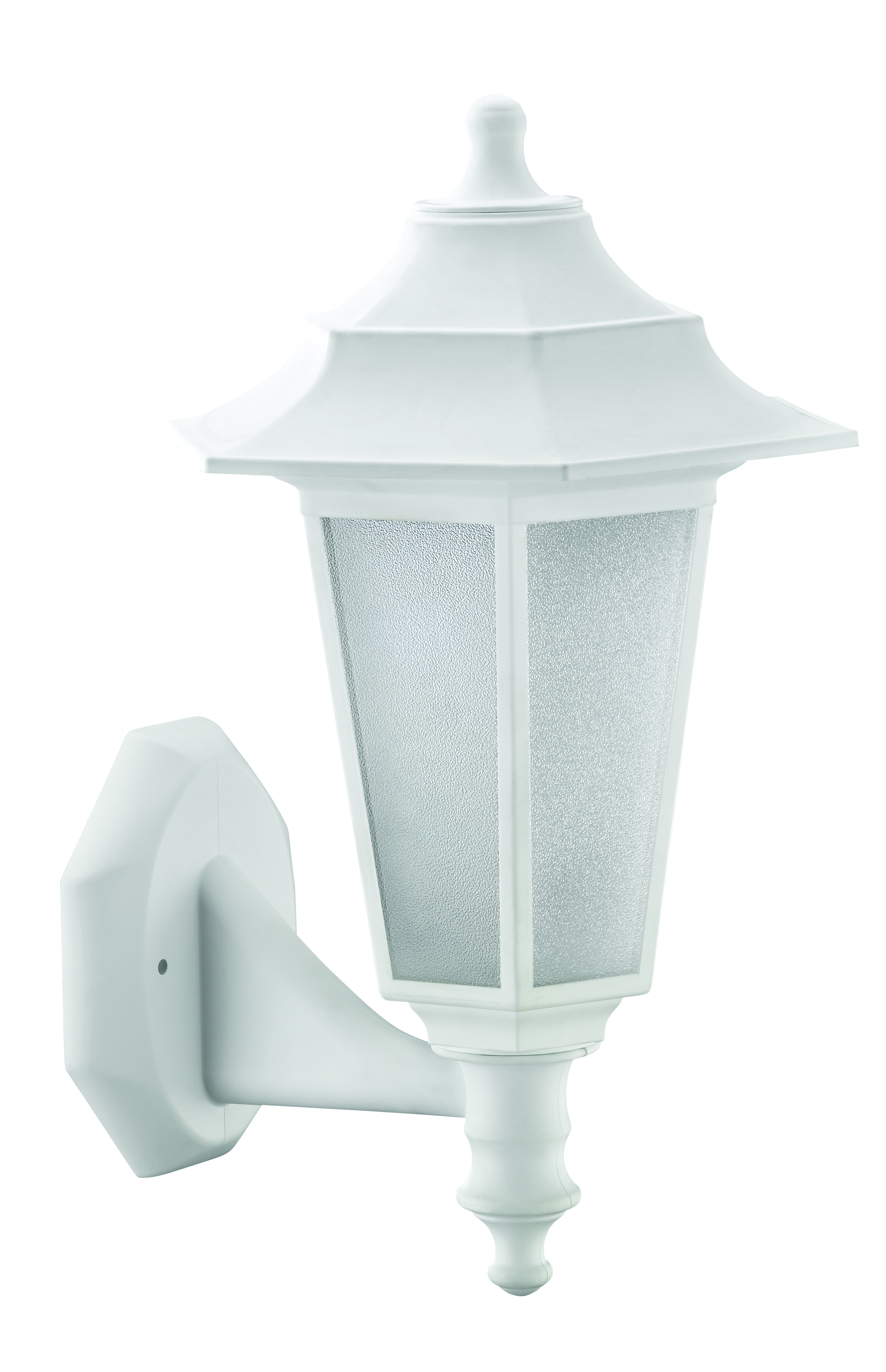 Світильник парковий FLORA, настін. з ніжкою, 40W, E27, IP44, ударост. PC/PP, білий, (016 038 020117)