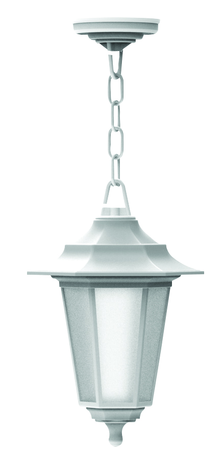 Світильник парковий FLORA, стел., 40W, E27, IP67, ударост. PC/PP, білий, (016 038 412000)