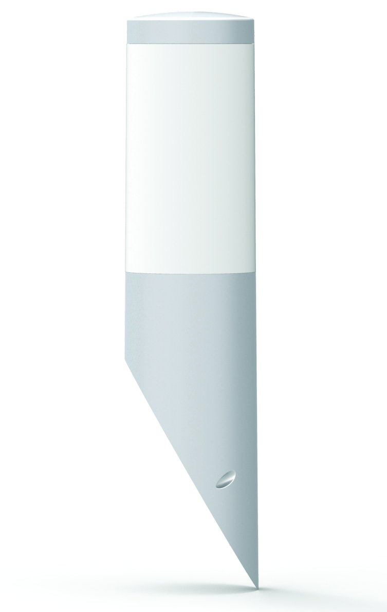 Світильник GARDEN косий, 40W, E27, IP44, ударост. PC/PP, сірий, (016 038 010123)