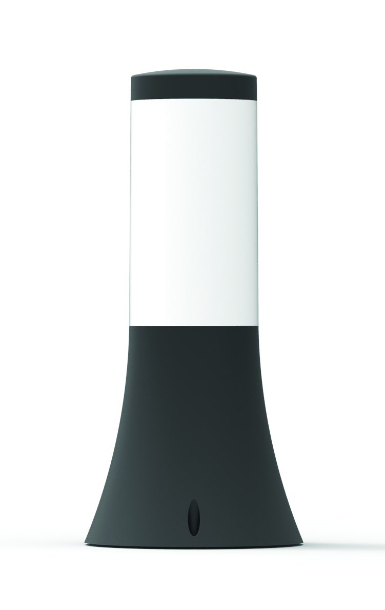 Світильник GARDEN малий, 40W, E27, IP44, ударост. PC/PP, чорний, (016 038 010118).