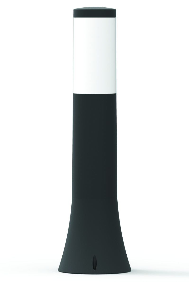 Світильник GARDEN великий, 40W, E27, IP44, ударост. PC/PP, чорний, (016 038 010120)