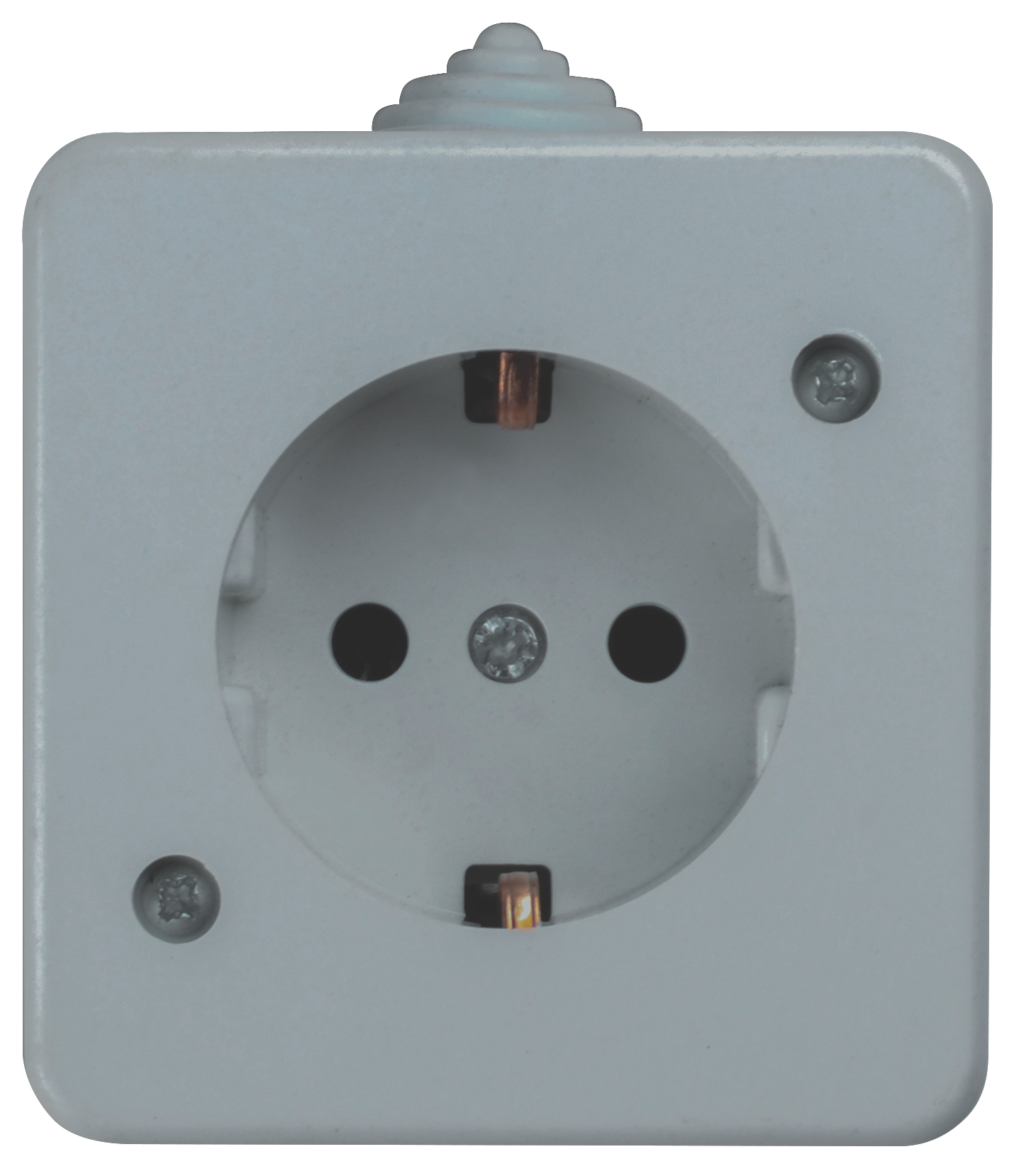 Розетка з/з, 16А, MARSO "Aqua", IP 44, сіра