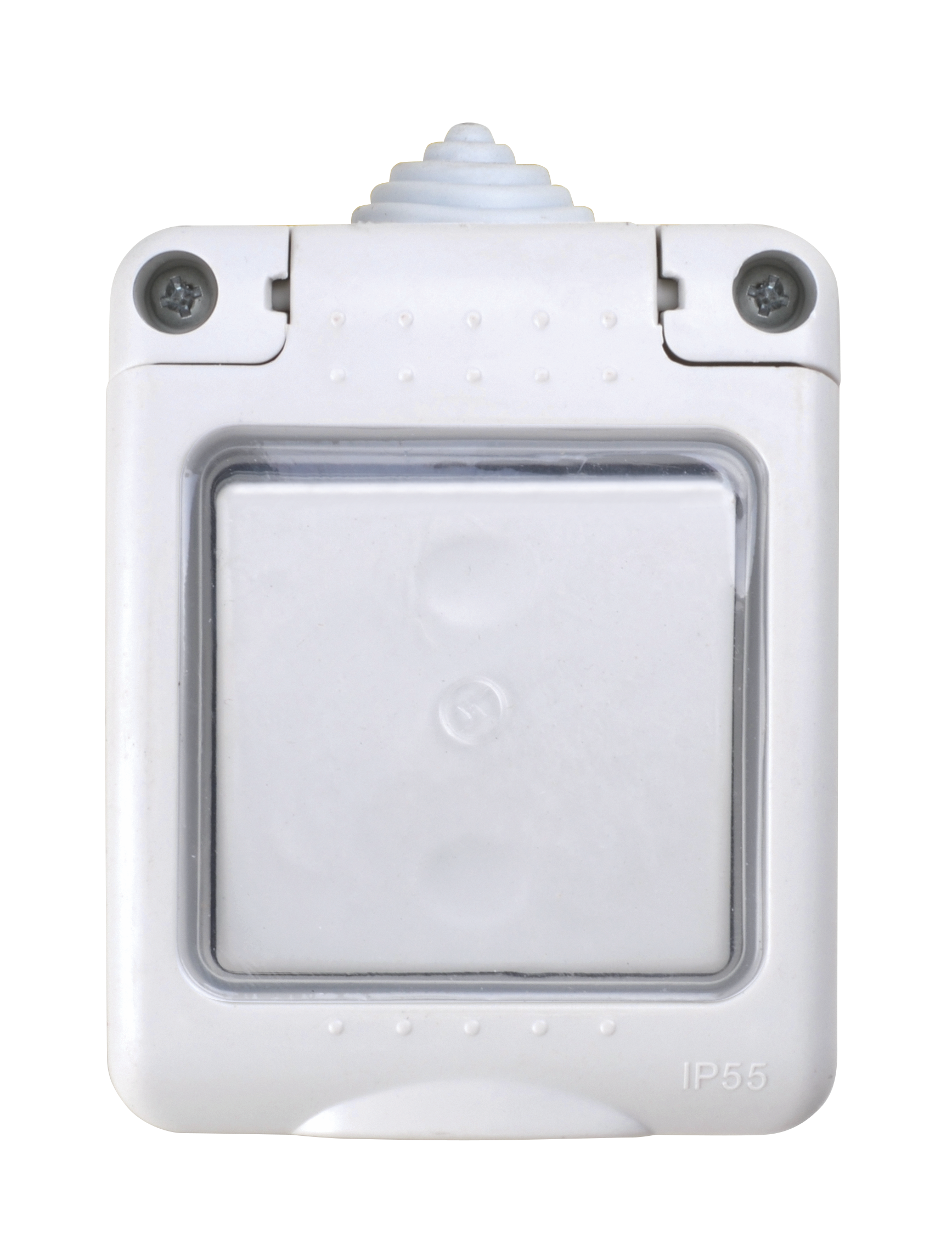 Вимикач 1 кл, 10А, MARSO "Aqua", IP 55, білий