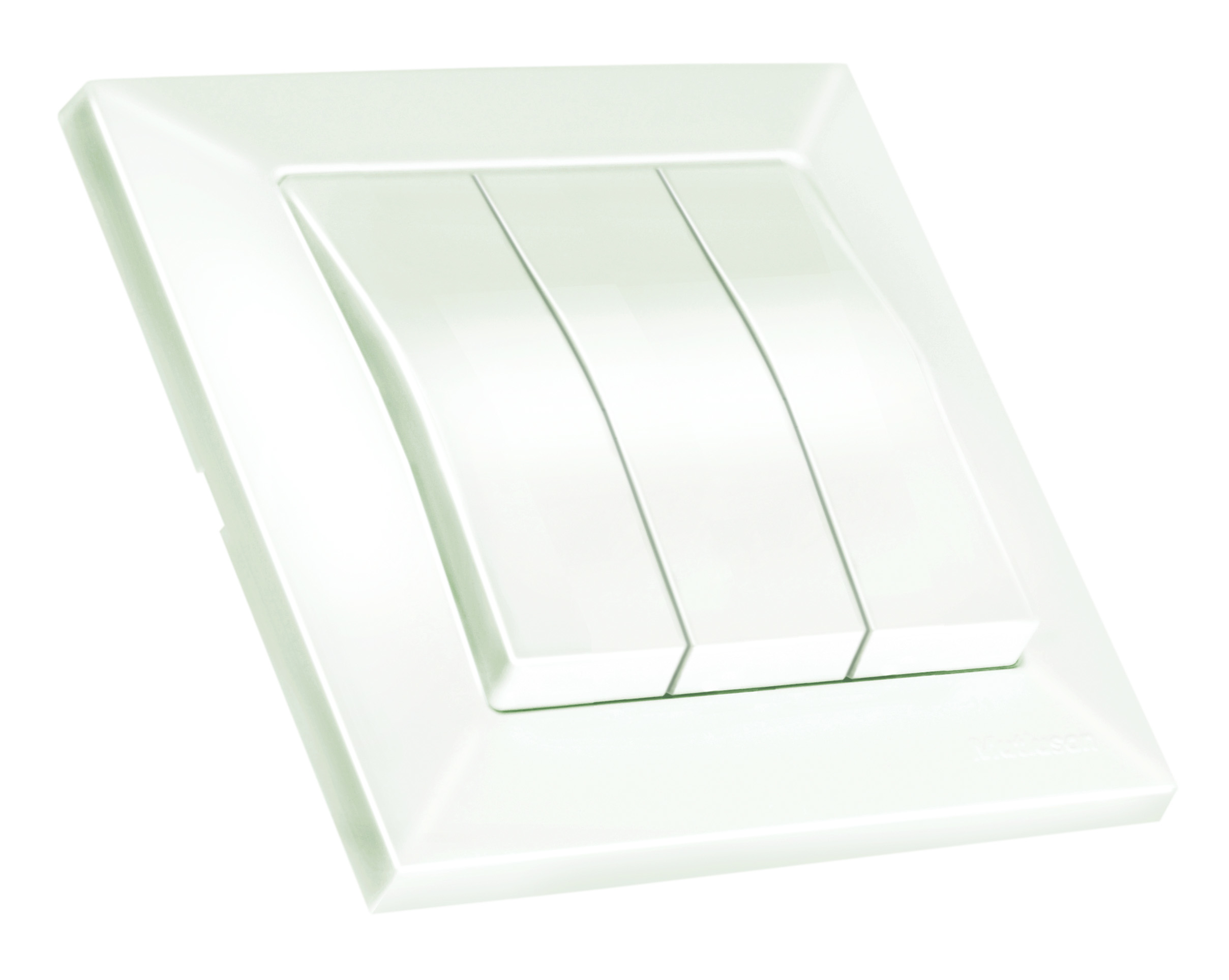 Вимикач 3 кл, 10А, CANDELA, Mutlusan, білий, (2125 009 0201)