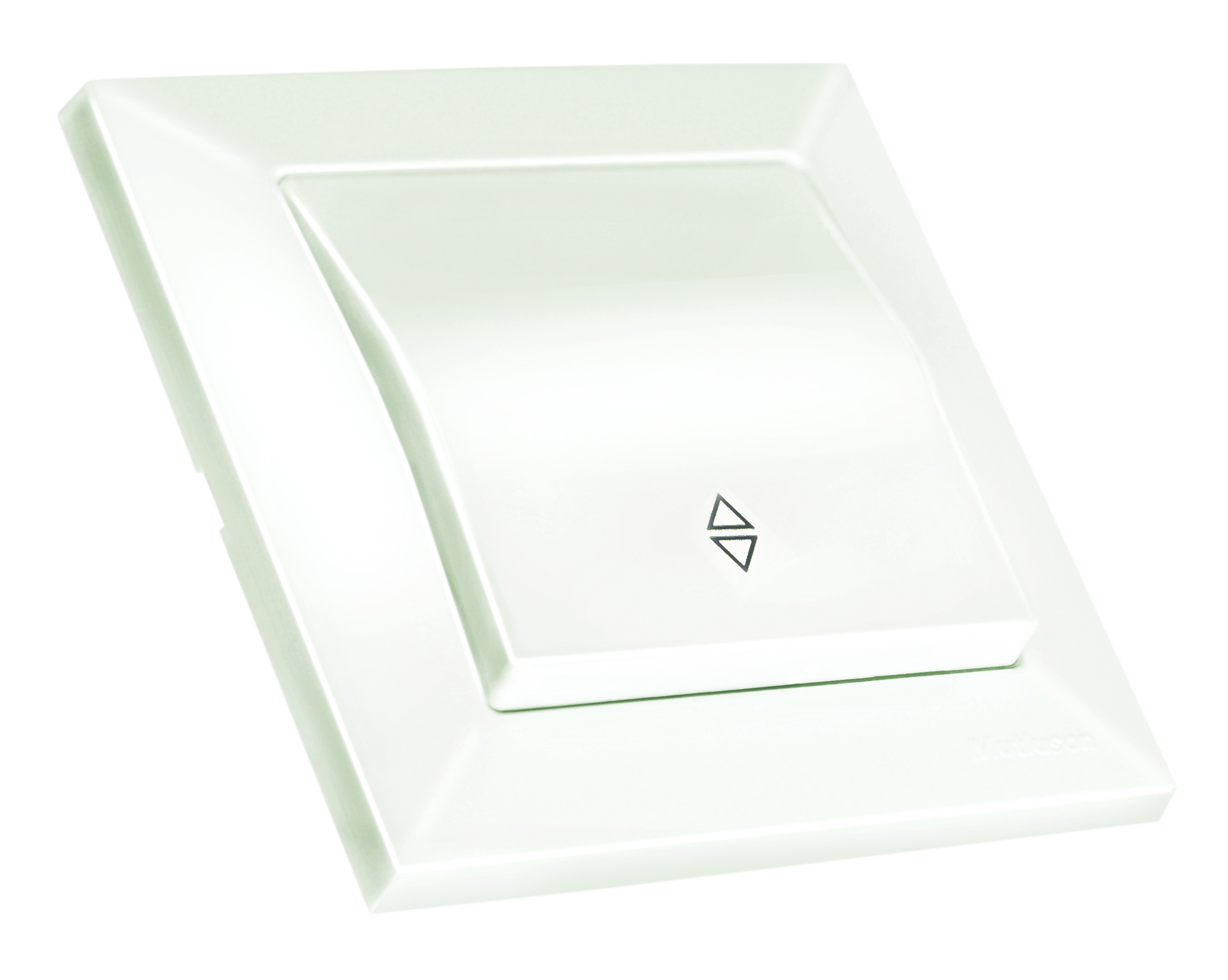 Вимикач 1 кл, прохідний, 10А, CANDELA, Mutlusan, білий, (2125 003 0101)